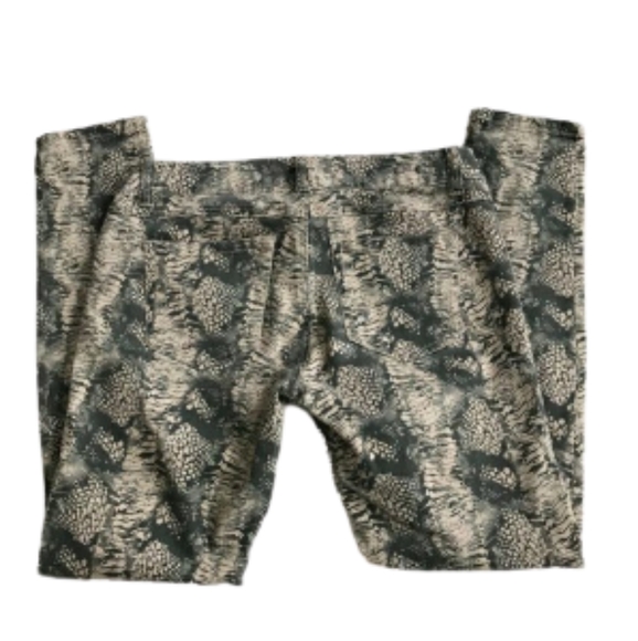 Cabi Diamondback skinny jeans snake print size 6 - Picture 6 of 12